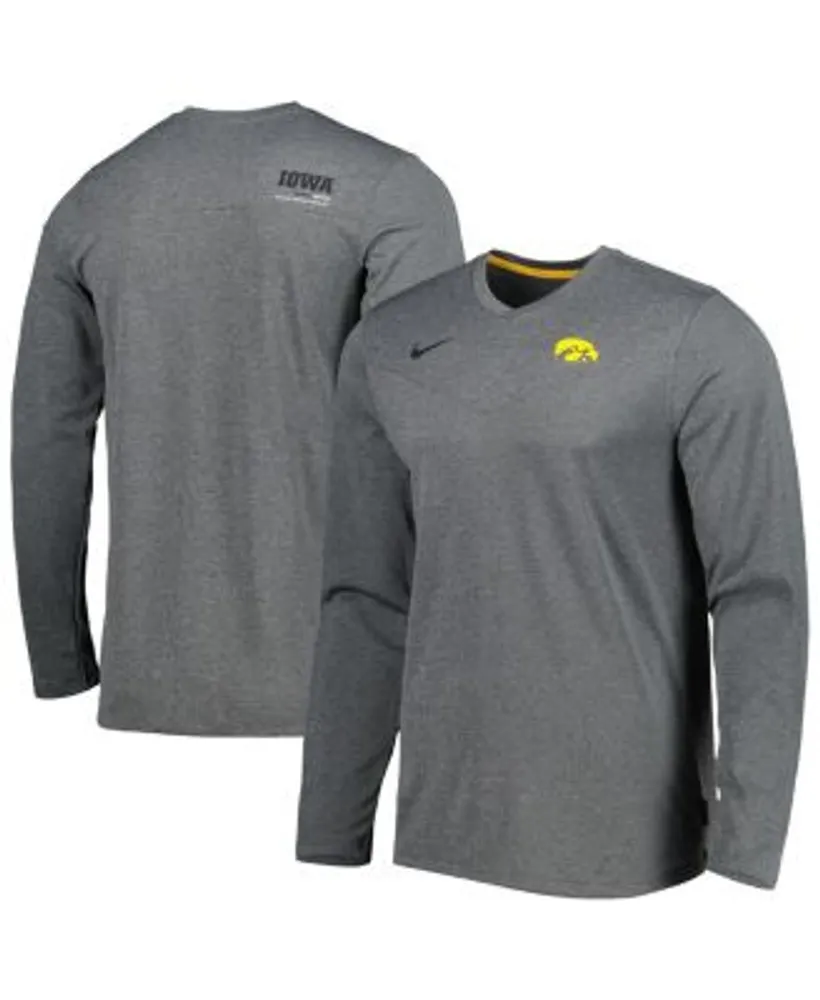 Nike Men's Black Georgia Bulldogs 2022 Coach Performance Long Sleeve V-Neck  T-shirt