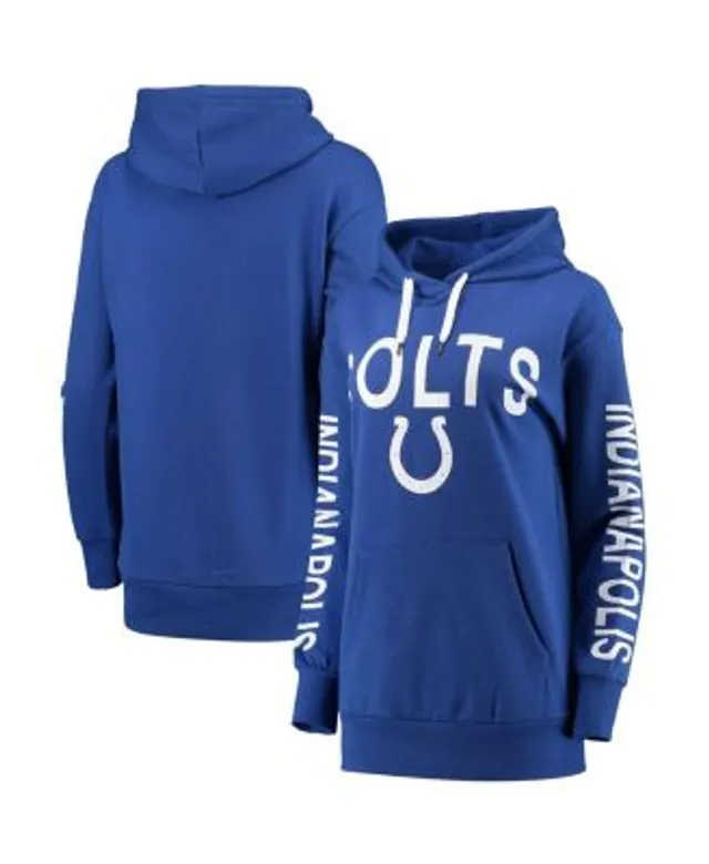 Women's Nike Royal Indianapolis Colts Sideline Stack Performance Pullover  Hoodie