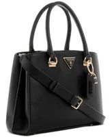 GUESS Noelle Small Double Compartment Top Zip Tote Bag - Macy's