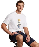 Men's Big & Tall Polo Bear Jersey T-Shirt