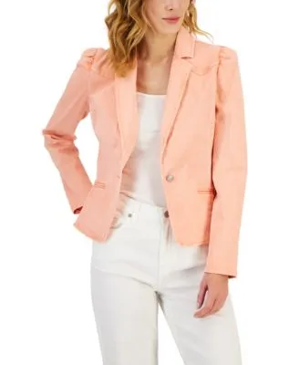 Women's Puff-Sleeve Blazer, Created for Macy's