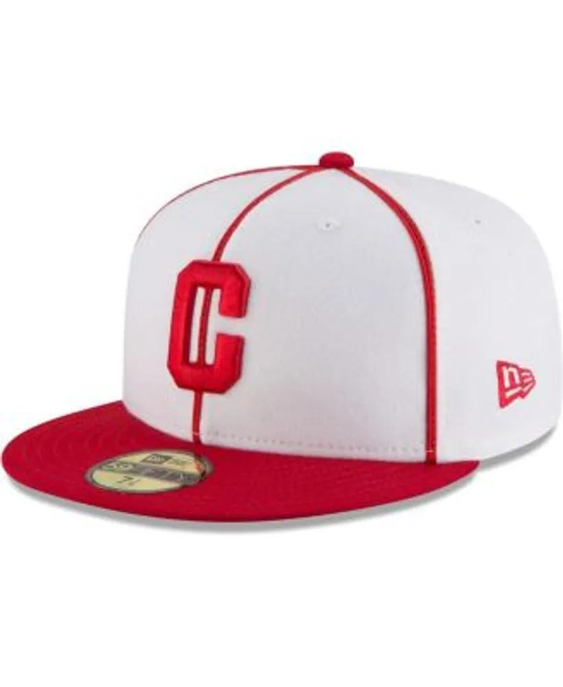 New Era Men's New Era Cream/Red Kansas City Monarchs Cooperstown