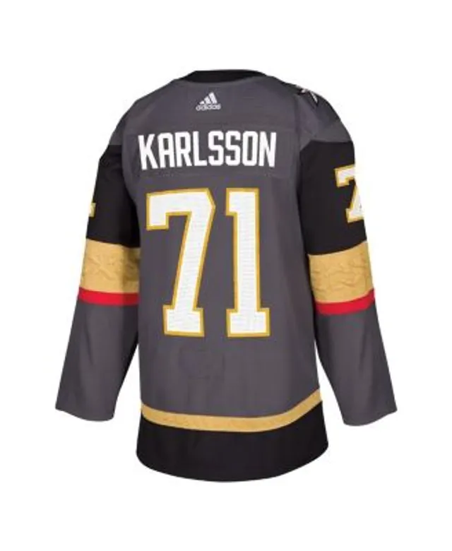 Men's Fanatics Branded William Karlsson Black Vegas Golden Knights  Authentic Stack Player Name & Number T-Shirt