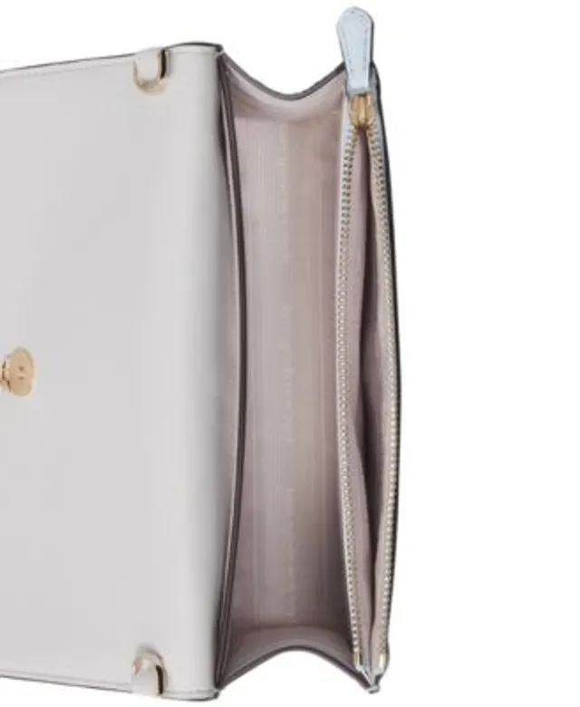 kate spade new york Knott Metallic Leather Flap Crossbody - Macy's