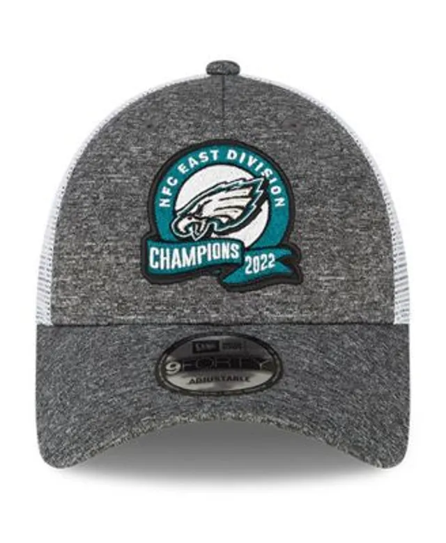 Men's New Era Black Philadelphia Eagles 2022 NFC East Division Champions  9FORTY Adjustable Hat