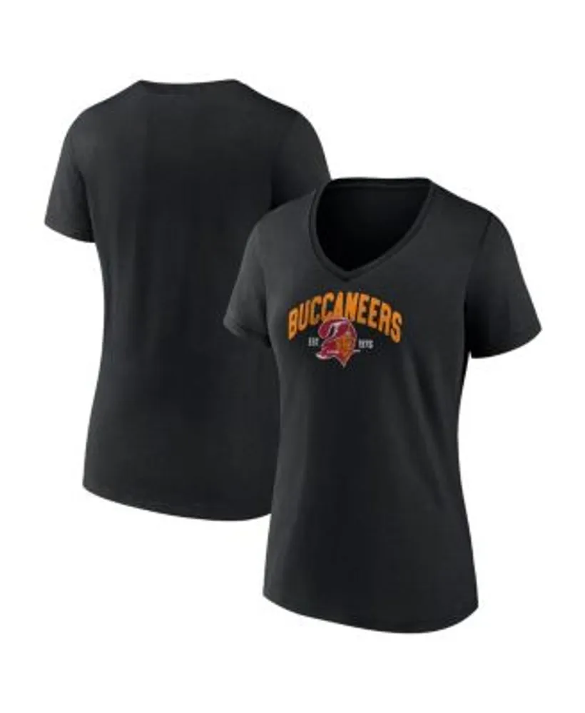 Fanatics Women's Branded Black Tampa Bay Buccaneers Plus Drop Back