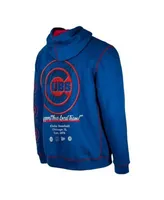 Lids Chicago Cubs Jersey Muscle Sleeveless Pullover Hoodie - Royal