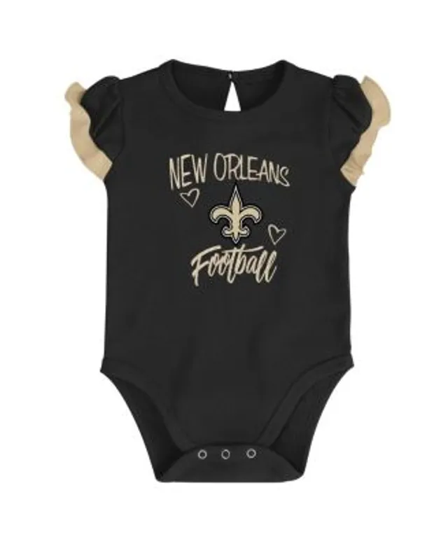 Infant Black New Orleans Saints Football T-Shirt