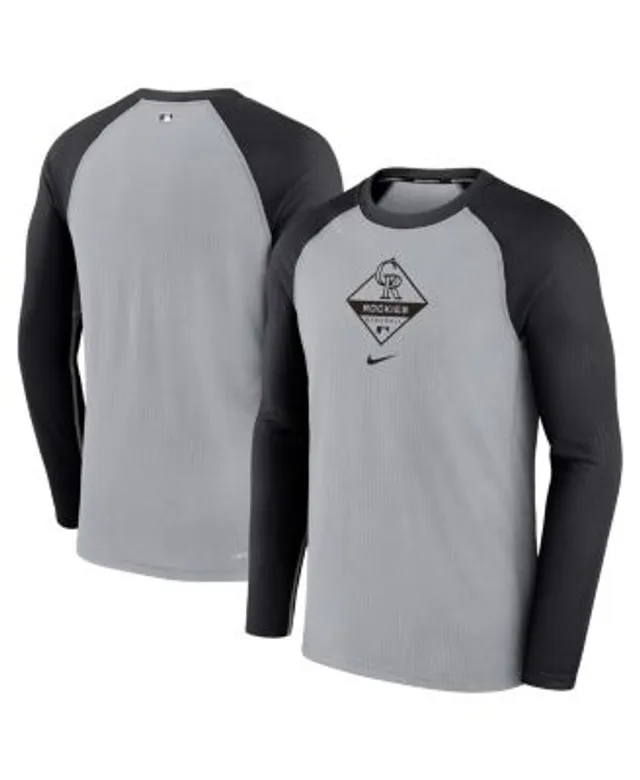 Dunbrooke Men's Colorado Rockies Black Maverick Long Sleeve T-shirt