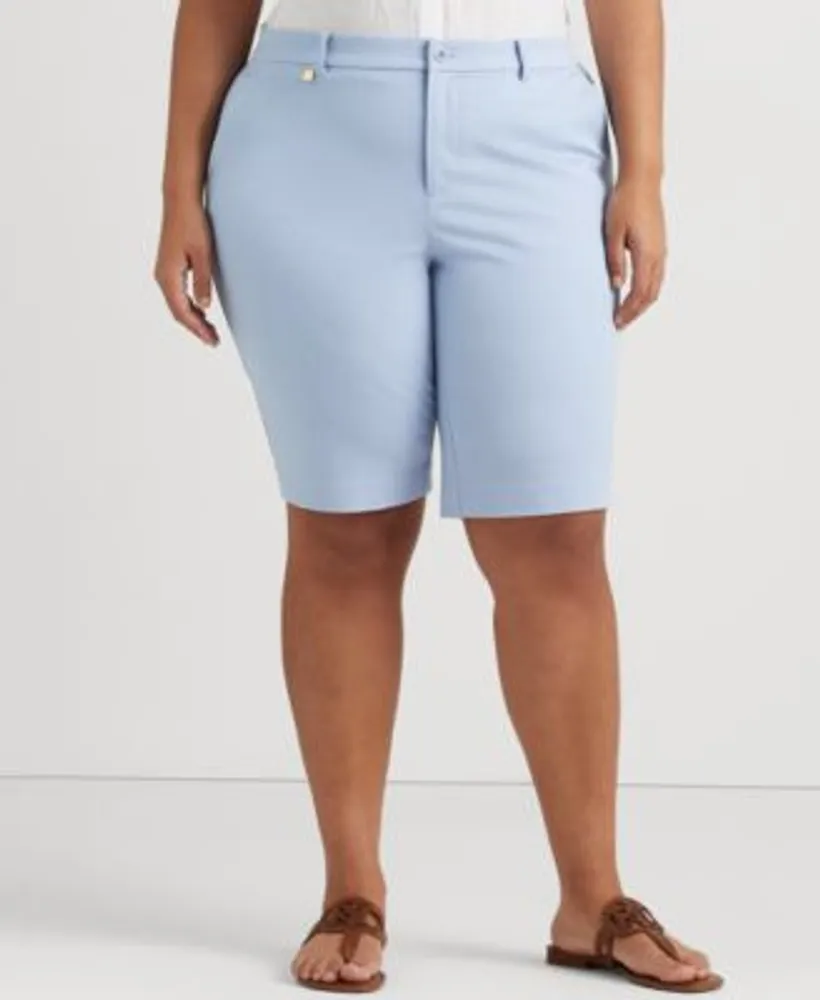 Lauren Ralph Lauren Plus Size Two-Way Stretch Bermuda Shorts | The Shops at  Willow Bend