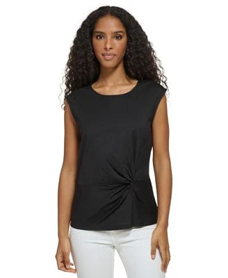 Women's Twist-Front Sleeveless Top