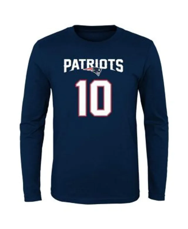 Mac Jones New England Patriots Nike Player Name & Number T-Shirt - Navy