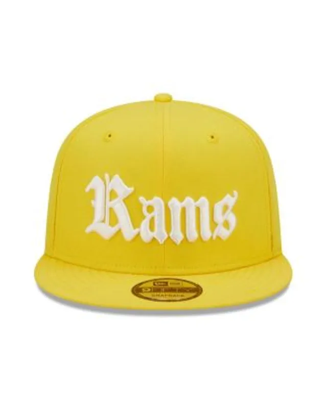 Los Angeles Rams New Era Script Trucker 9FIFTY Snapback Hat - Royal