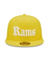 New Era Men's Black Los Angeles Rams Goth Side Script 9FIFTY