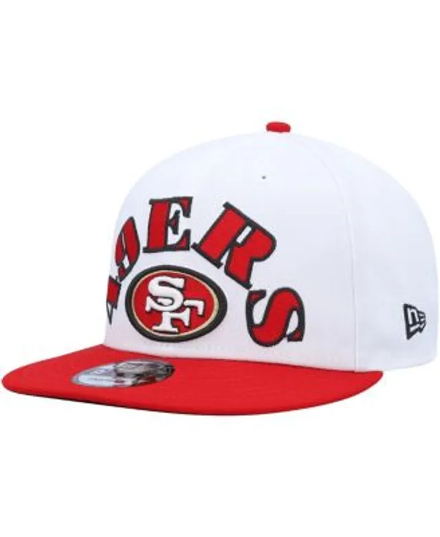 Men's San Francisco 49ers New Era White Tee Golfer 9FIFTY Snapback Hat