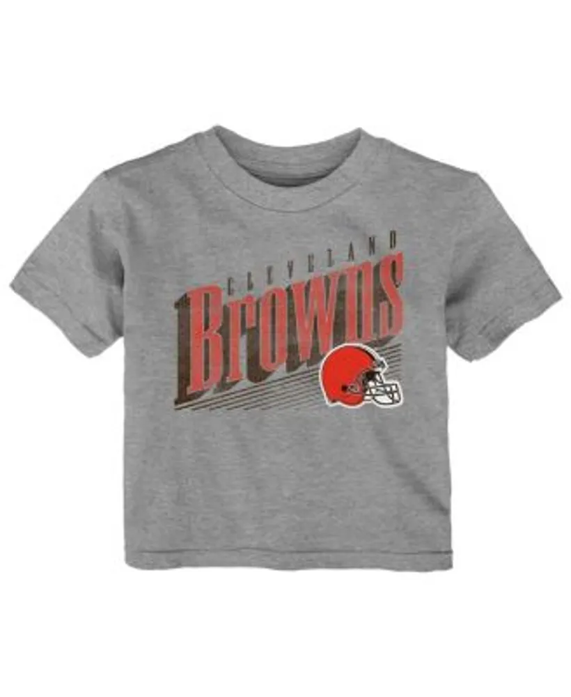 Outerstuff Infant Boys and Girls Heathered Gray Cleveland Browns