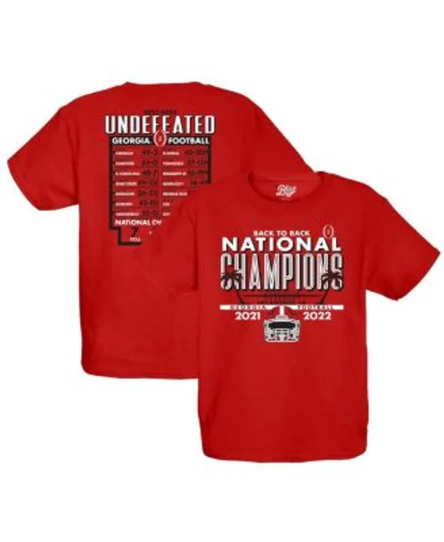 Men's Nike Red Georgia Bulldogs College Football Playoff 2021 National Champions  Locker Room T-Shirt