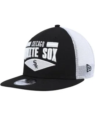 Men's White, Black San Francisco Giants Tie-Dye Wave Trucker 9FIFTY Snapback Hat