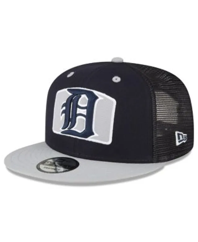 New Detroit Tigers Navy Blue Trucker Hat For Men, Mesh Trucker Hat Snapback