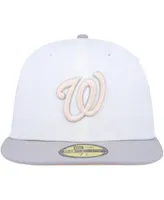 New Era Men's White, Gray Washington Nationals 2019 World Series