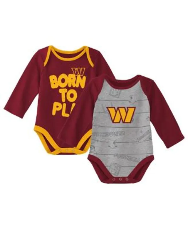 Newborn & Infant Red/Yellow Kansas City Chiefs Eat Sleep Drool Football  Three-Piece Bodysuit Set