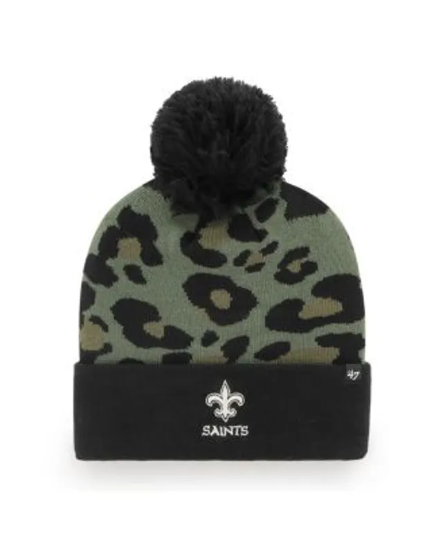 Fanatics Branded Heather Gray New Orleans Saints Cuffed Knit Hat with Pom