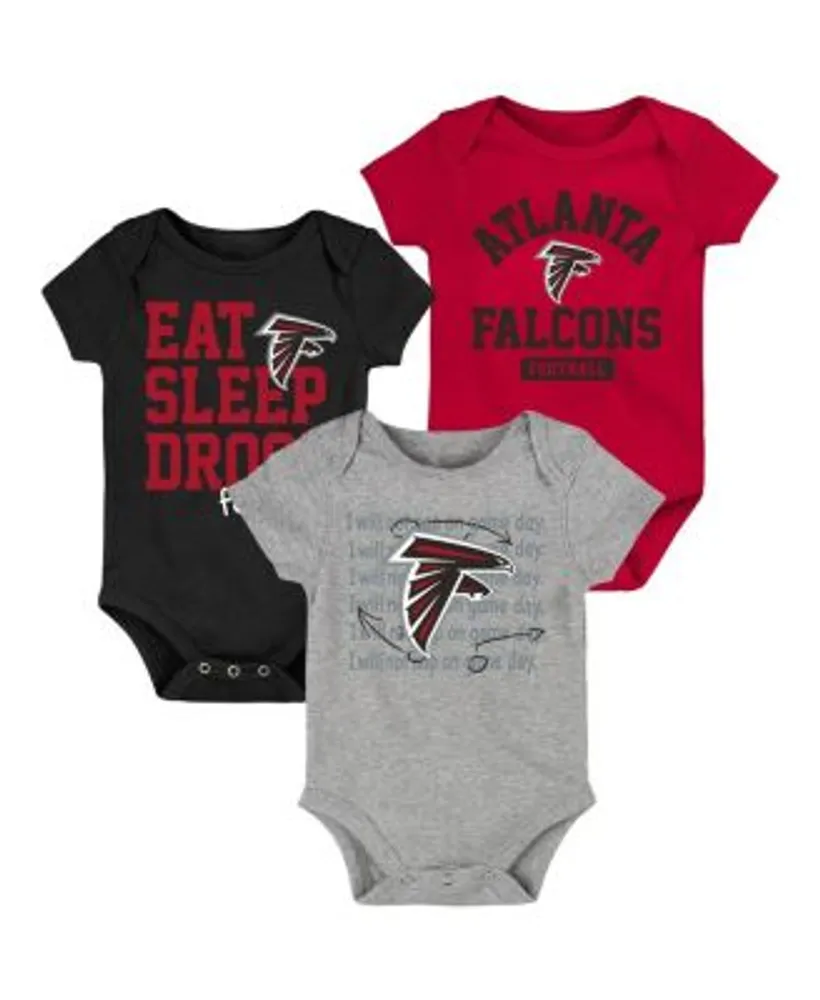 Falcons Baby Boys 3-Piece Bodysuit, Bib, and Cap Set