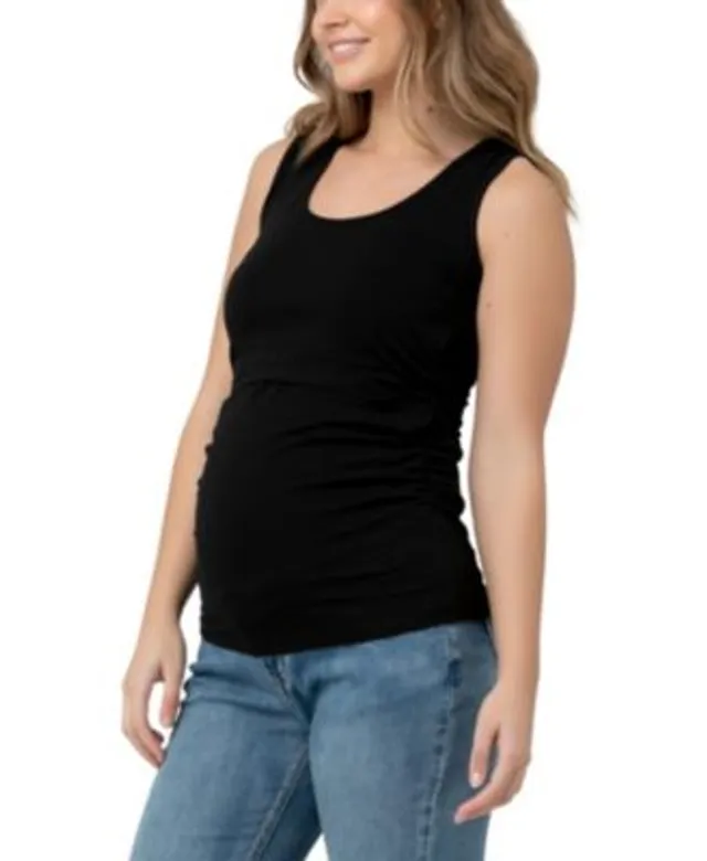 Ripe Maternity Maternity Izzy Button Down Nursing Rib Tank