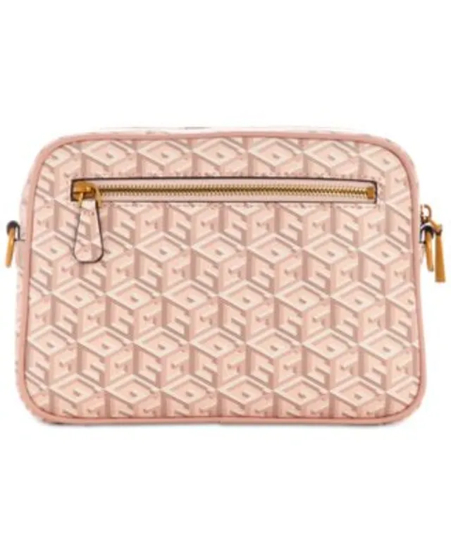 GUESS Vikky G-Cube Monogram Small Crossbody Camera Bag - Macy's