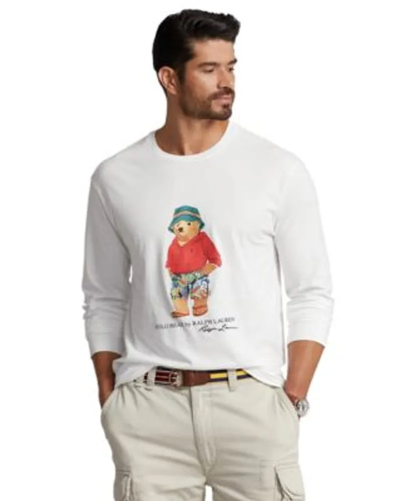 Polo Ralph Lauren Men's Classic-Fit Polo Bear Jersey T-Shirt - Macy's