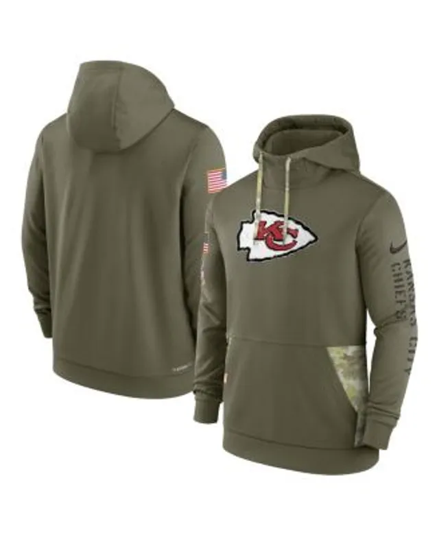 Men's Nike Camo Kansas City Chiefs 2021 Salute To Service Therma  Performance Pullover Hoodie