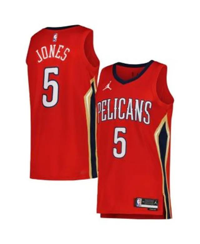 Unisex Jordan Brand Herbert Jones Red New Orleans Pelicans Swingman Jersey - Statement Edition Size: Small