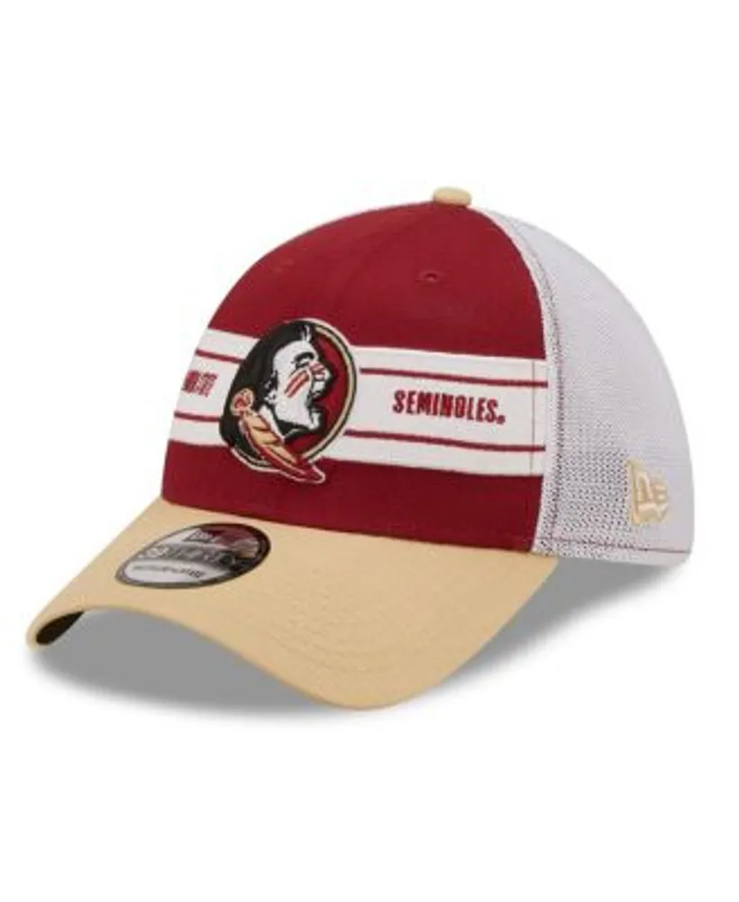 Men's New Era Garnet Florida State Seminoles Team Logo College Classic 39THIRTY  Flex Hat