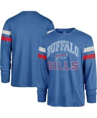 Buffalo Bills New Era Throwback Raglan Long Sleeve T-Shirt - Red