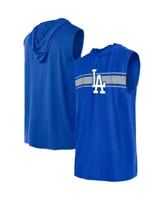 Los Angeles Dodgers New Era Sleeveless Pullover Hoodie - Royal