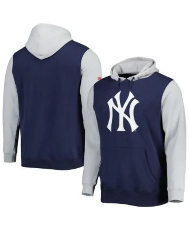 New York Yankees Stitches Sleeveless Pullover Hoodie - Navy