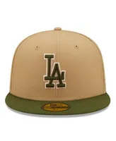 Men's New Era Olive, Blue Los Angeles Dodgers 59FIFTY Fitted Hat