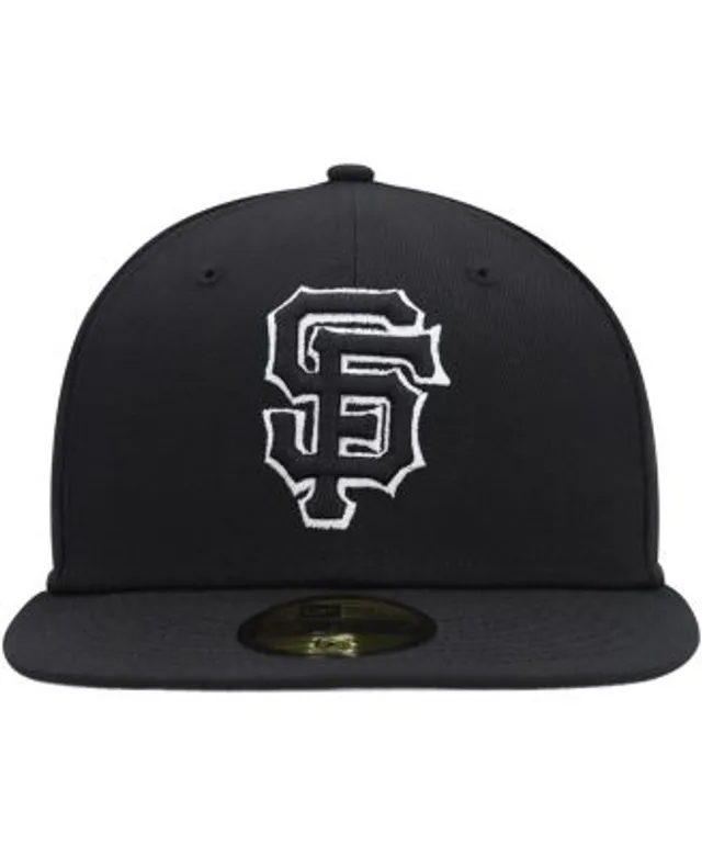 Men's San Francisco Giants New Era Black on Black Dub 59FIFTY