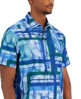 Summer Street Fronds Silk Shirt