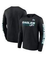 Men's Fanatics Branded Black Philadelphia Eagles Super Bowl LVII Open Sky  Pullover Hoodie