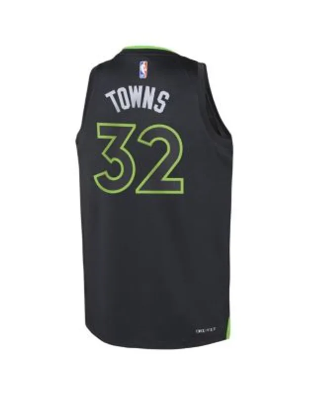 Youth Nike Karl-Anthony Towns White Minnesota Timberwolves 2022/23 City  Edition Name & Number T