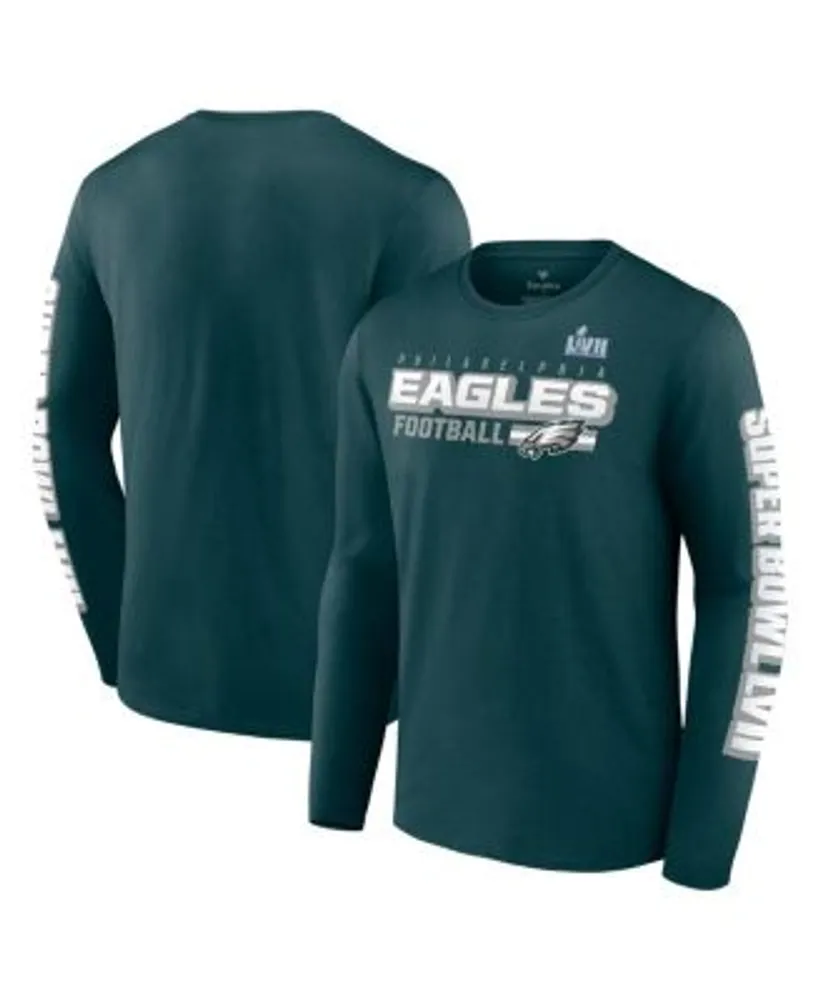 Men's NFL x Darius Rucker Collection by Fanatics Midnight Green  Philadelphia Eagles Long Sleeve Thermal T-Shirt