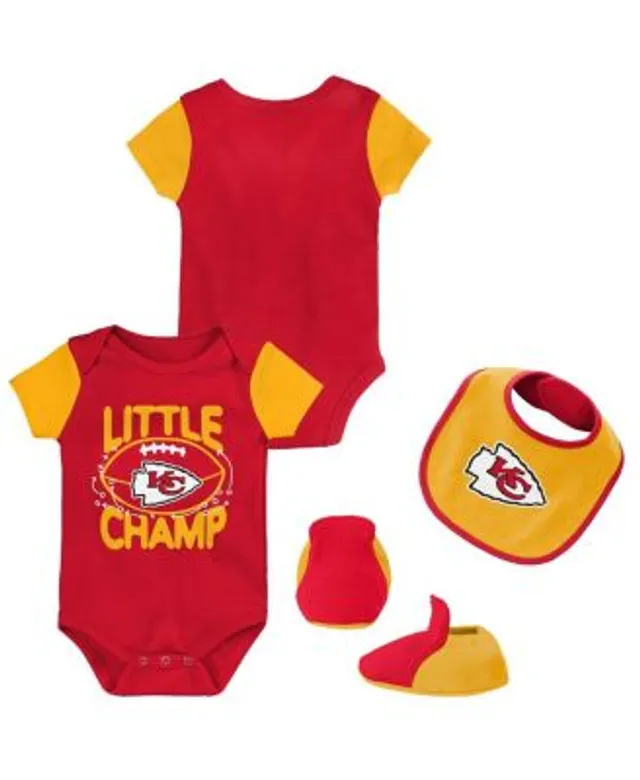 Newborn & Infant Red/Navy St. Louis Cardinals Little Champ Three-Pack  Bodysuit Bib & Booties