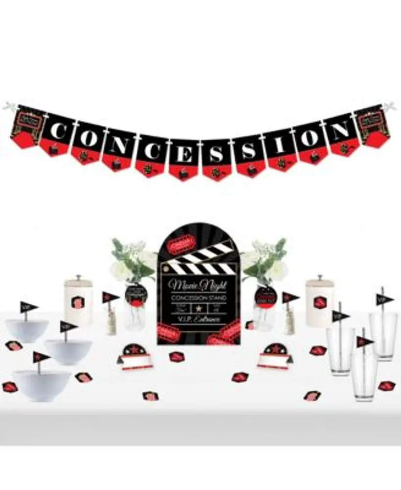 Red Carpet Hollywood - Party Decorations - Movie Night Party Welcome Yard Sign