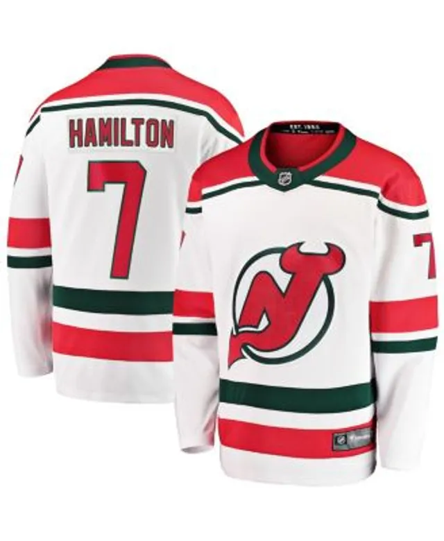 Fanatics Men's Branded Dougie Hamilton White New Jersey Devils 2022/23  Heritage Premier Breakaway