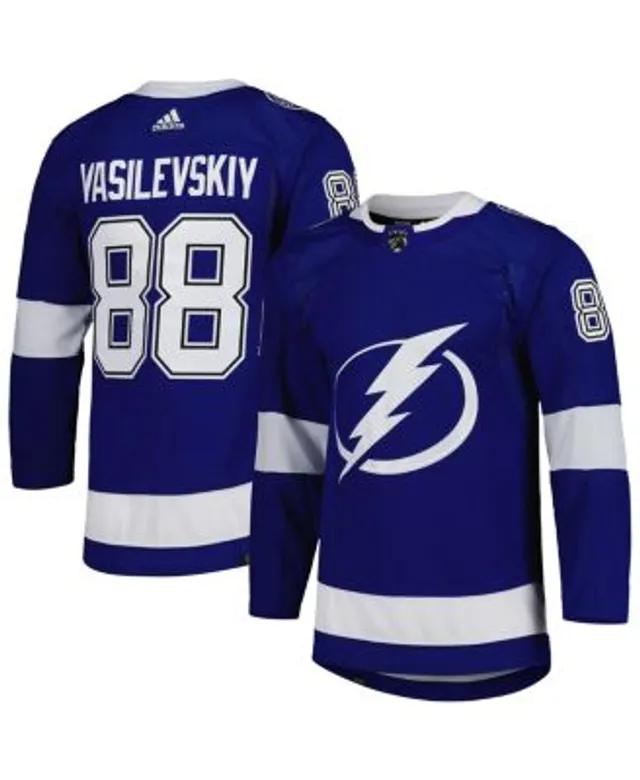 adidas Nikita Kucherov Tampa Bay Lightning White Reverse Retro 2.0 Name &  Number T-Shirt