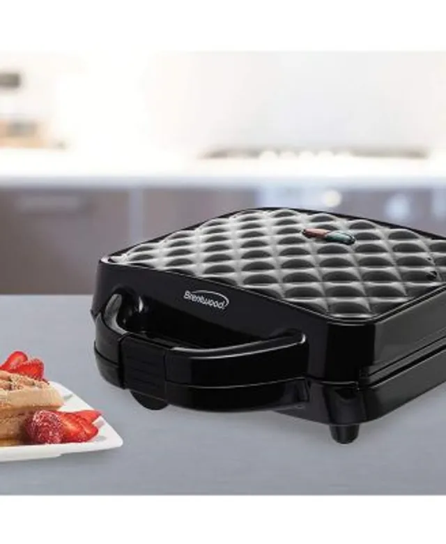 HOMCOM 4 Slice Panini Press Grill, Stainless Steel Sandwich Maker with Non-Stick