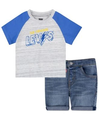 Baby Boys T-shirt and Pull on Shorts, 2 Piece Set