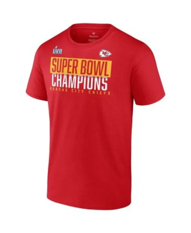 Men's Fanatics Branded Oatmeal Kansas City Chiefs Super Bowl LVII Champions Big & Tall Rewrite History Raglan T-Shirt