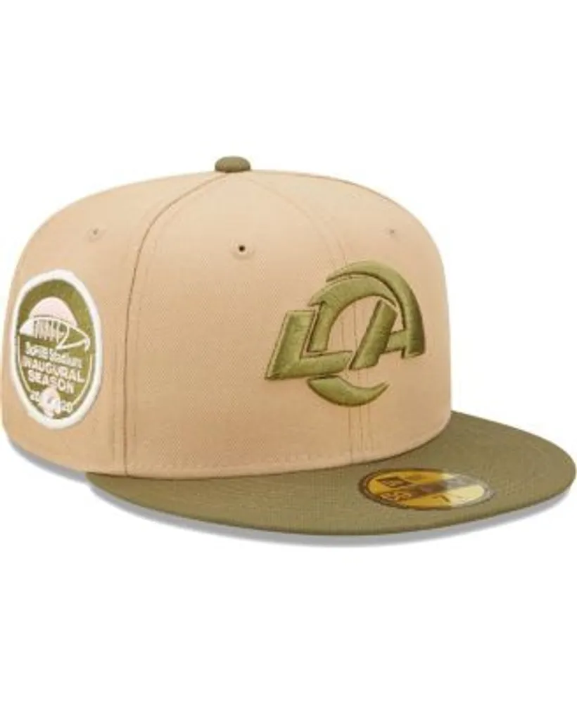 Mens Tan Los Angeles Lakers Strapback Dad Hat Tan